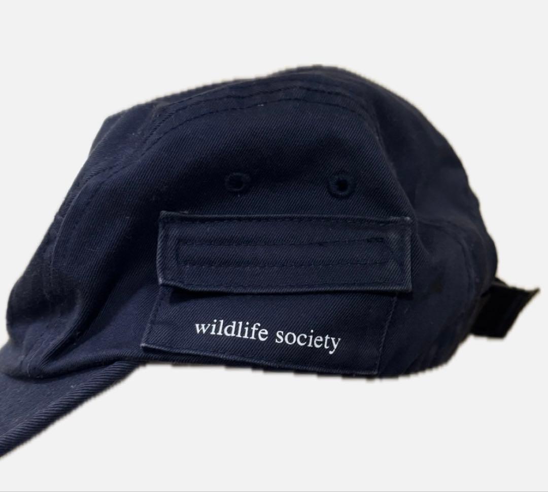 Supreme ネイビーキャップ wildlife society 2017aw