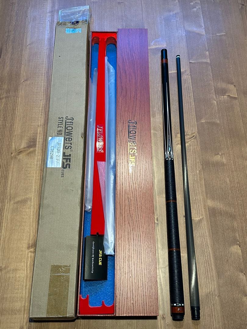 JFLOWERS JFS 20-21ビリヤードキューセット ケース付き