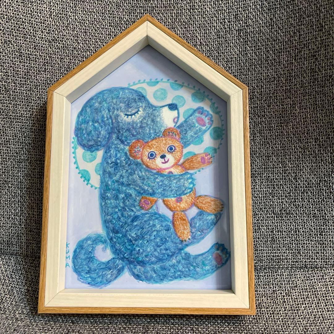 イラストレーター　絵本　くまあやこ　原画　貴重