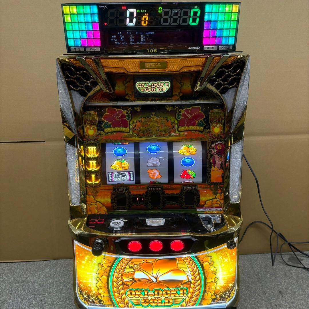 6号機 沖ドキゴールド 実機 家庭用フルセット！