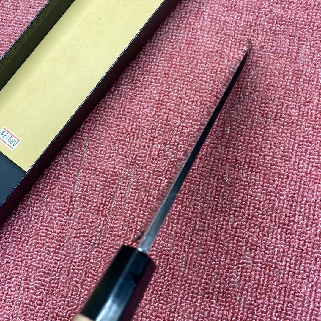 白ニ鋼 切付型特製万能和包丁 180㎜ 6寸