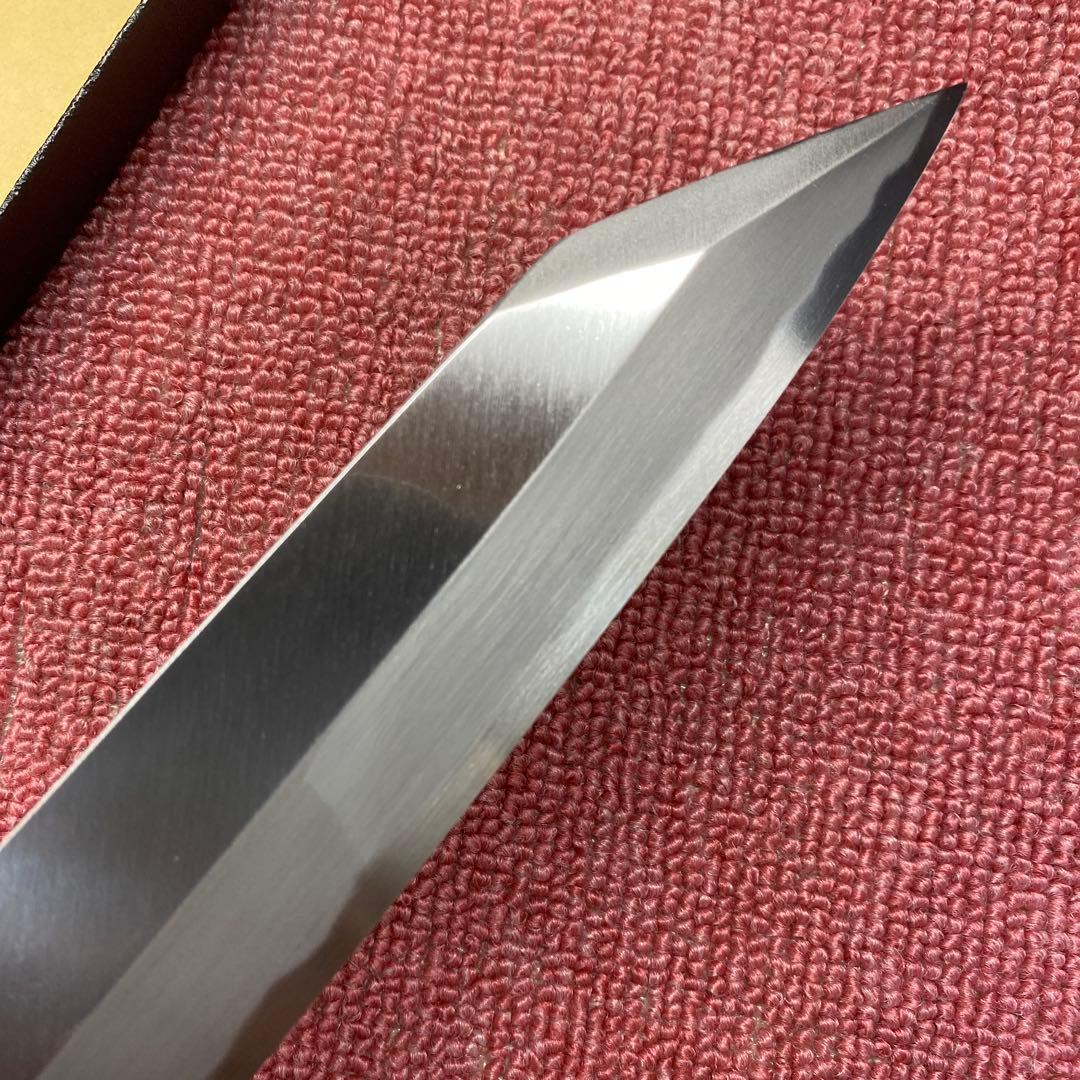 白ニ鋼 切付型特製万能和包丁 180㎜ 6寸