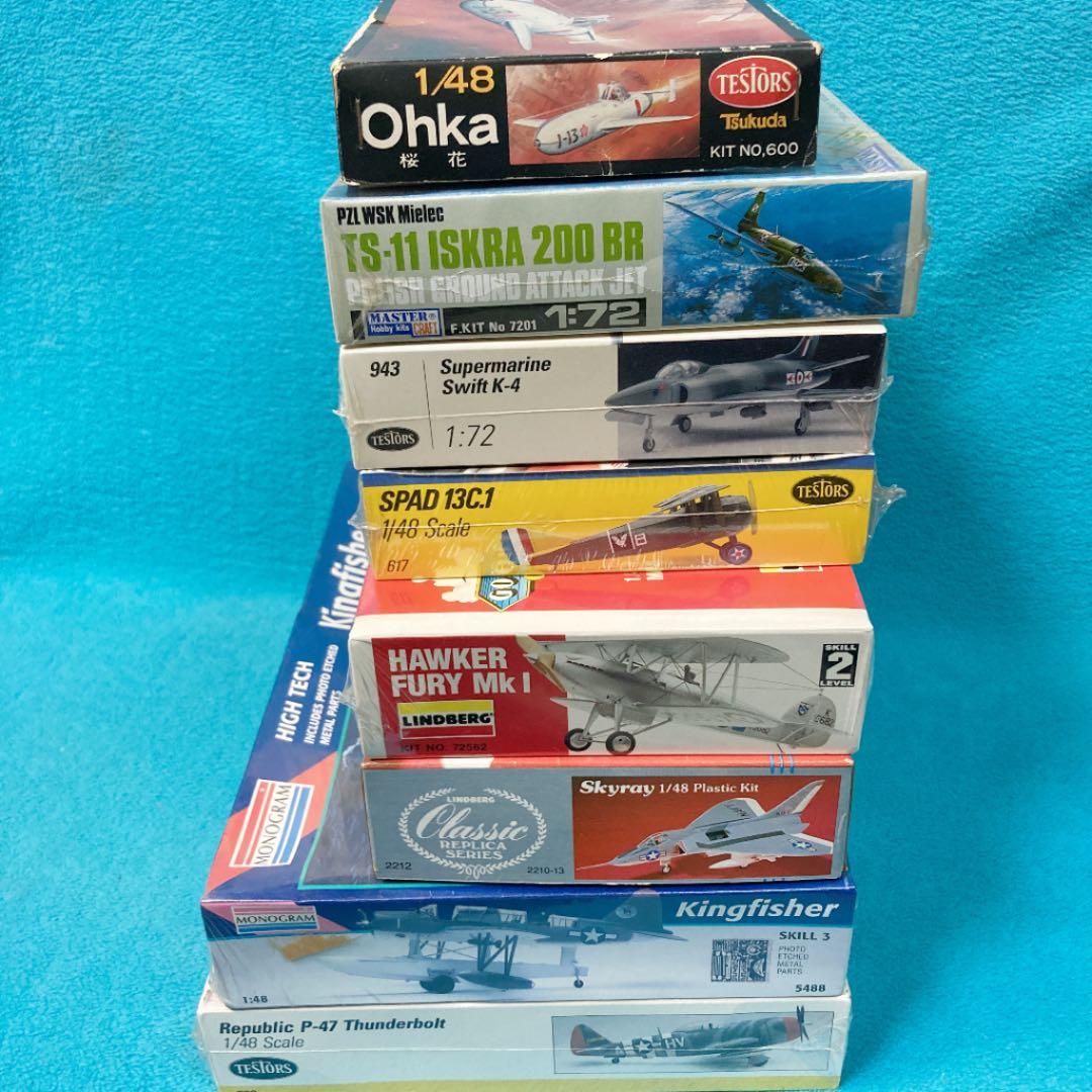 テスター、モノグラム 、リンドバーグ 他 輸入物プラモ　8個