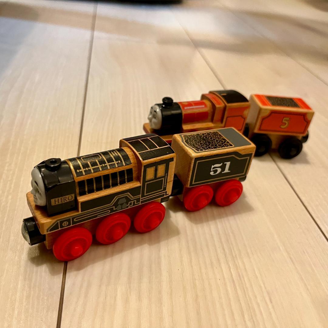 木製鉄道レールセット IKEA brio ジェームス ヒロ - メルカリ