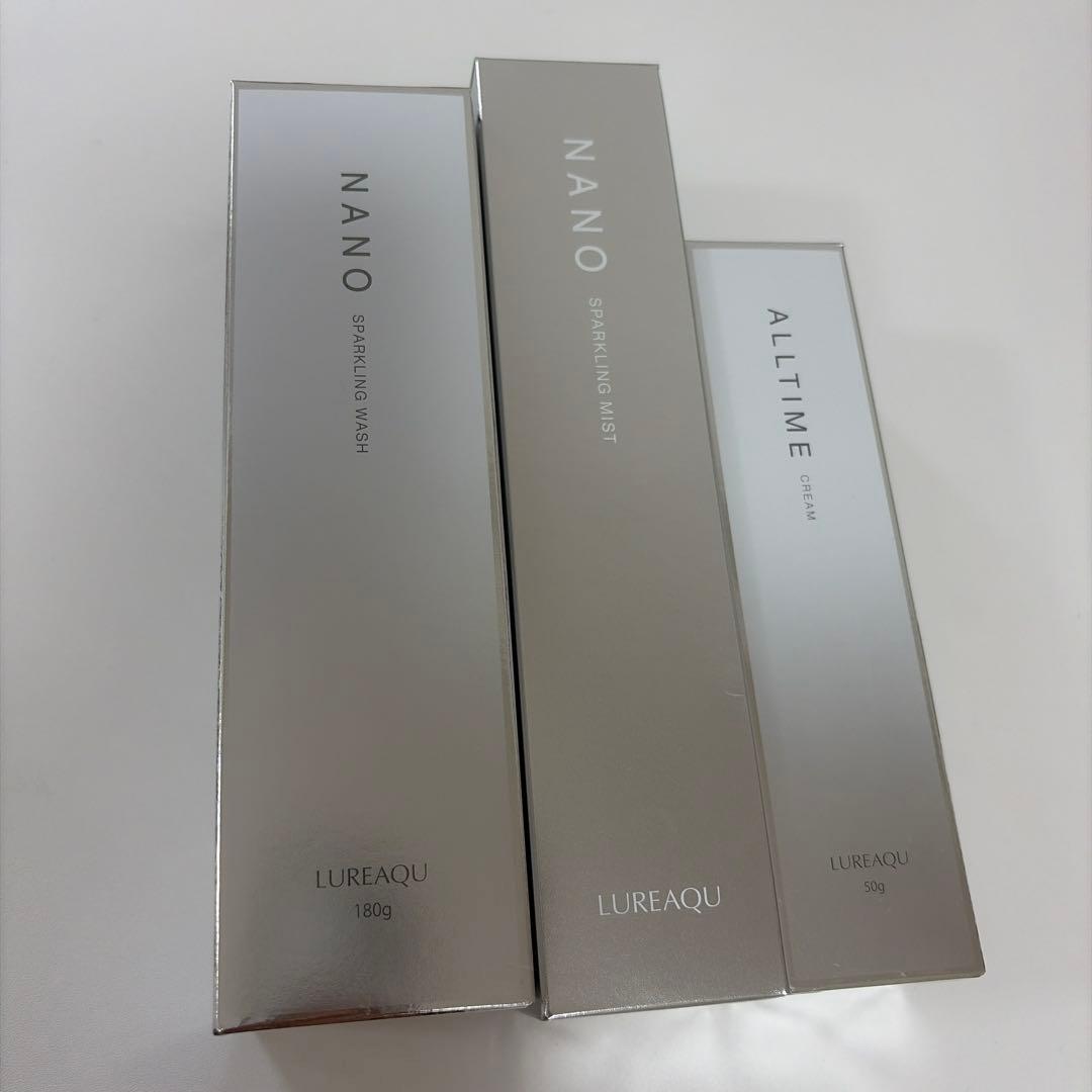 ルリーク ナノ スパークリングミスト オールタイムクリーム 3点セット
