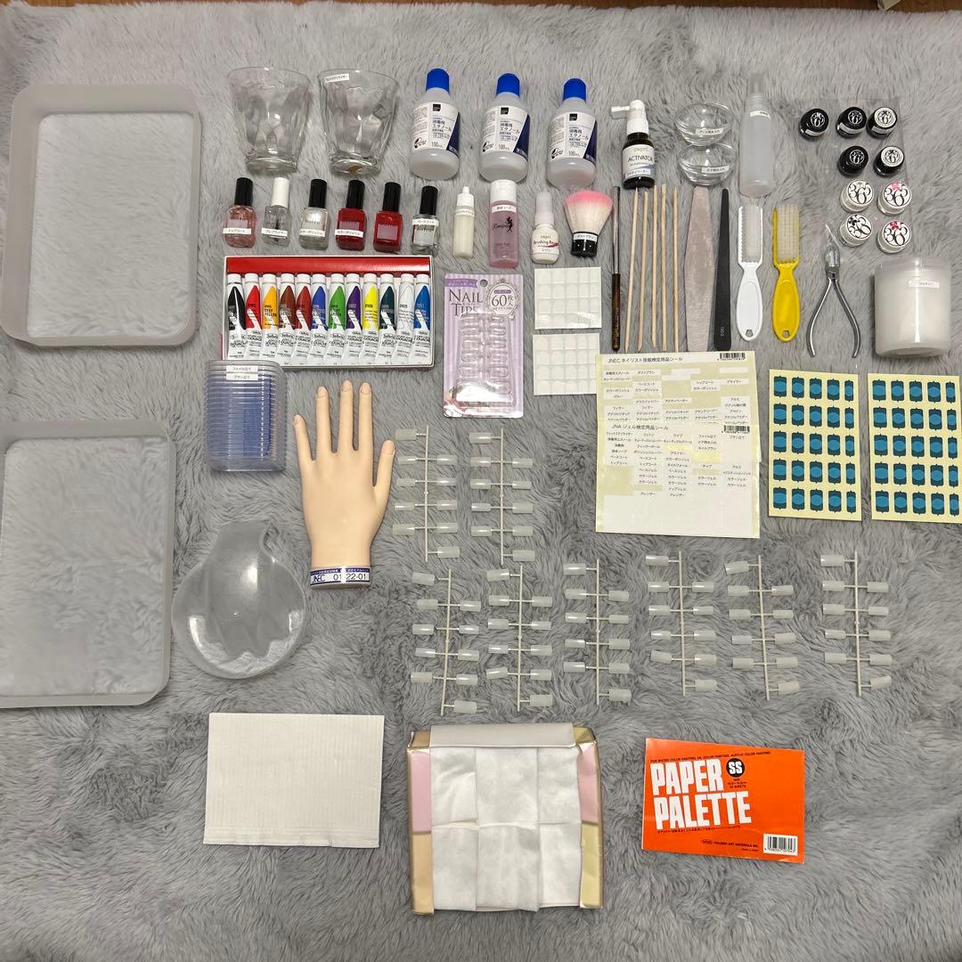 ネイリスト検定セット3級 2級 ジェルネイル検定 ネイル道具一式