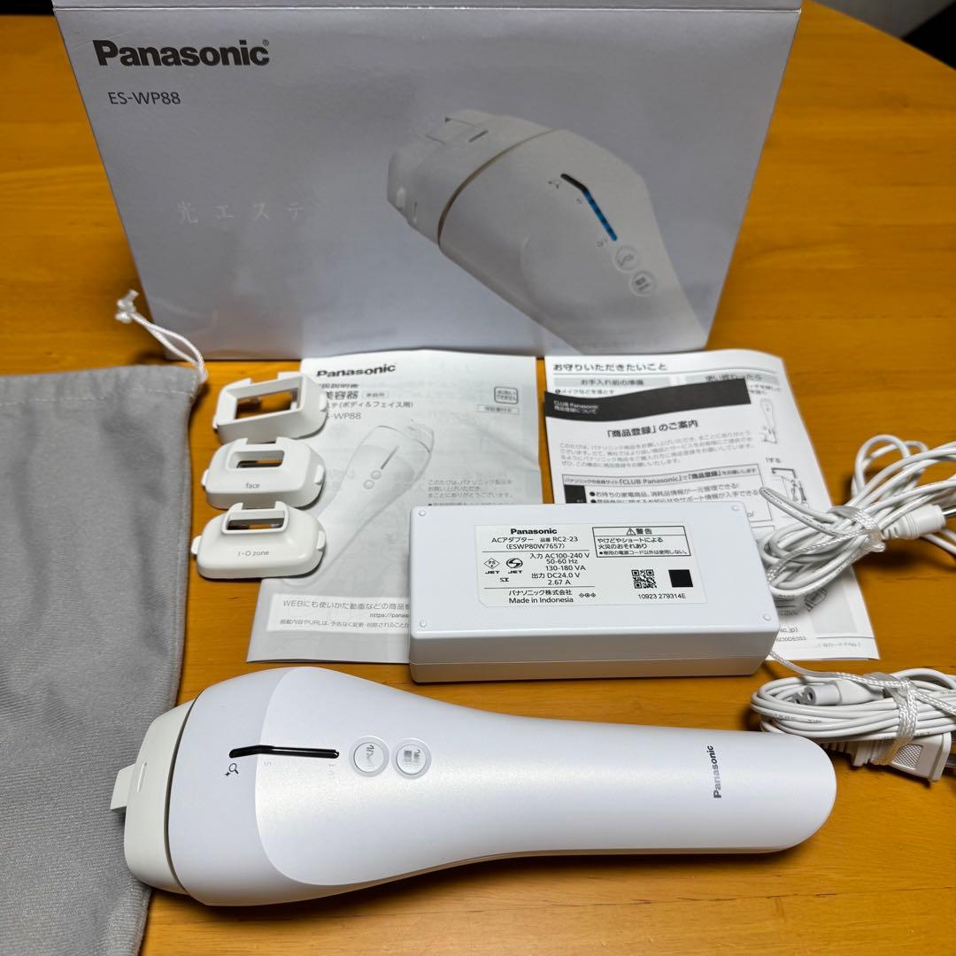 【光脱毛器】Panasonic ES-WP88 完品・完動品 美容器