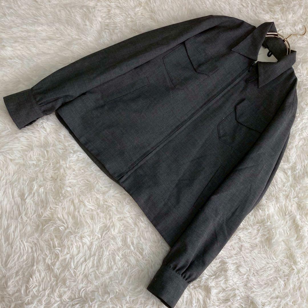 N. HOLLYWOODハリントンジャケット チャコール 36 キレイめ