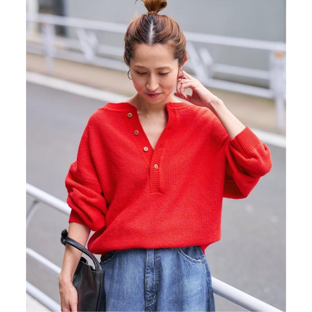 専用【framework】カノコ2WAYヘンリーニット