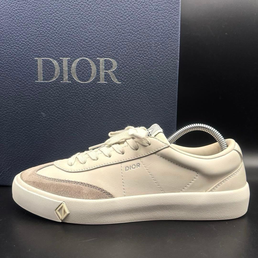 【極美品】ディオール オム スニーカー B101 24ss CDロゴ ベージュ