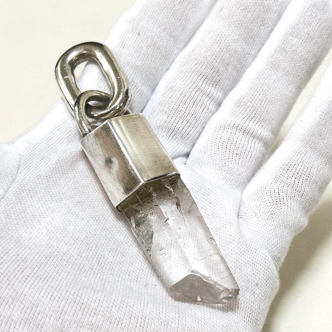 は*ら様 パーツオブフォー タリスマン 極太クリスタル 天然水晶 ネックレス 魔