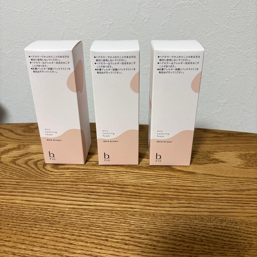 【新品】b.ris airy coloring foam ダークブラウン80g