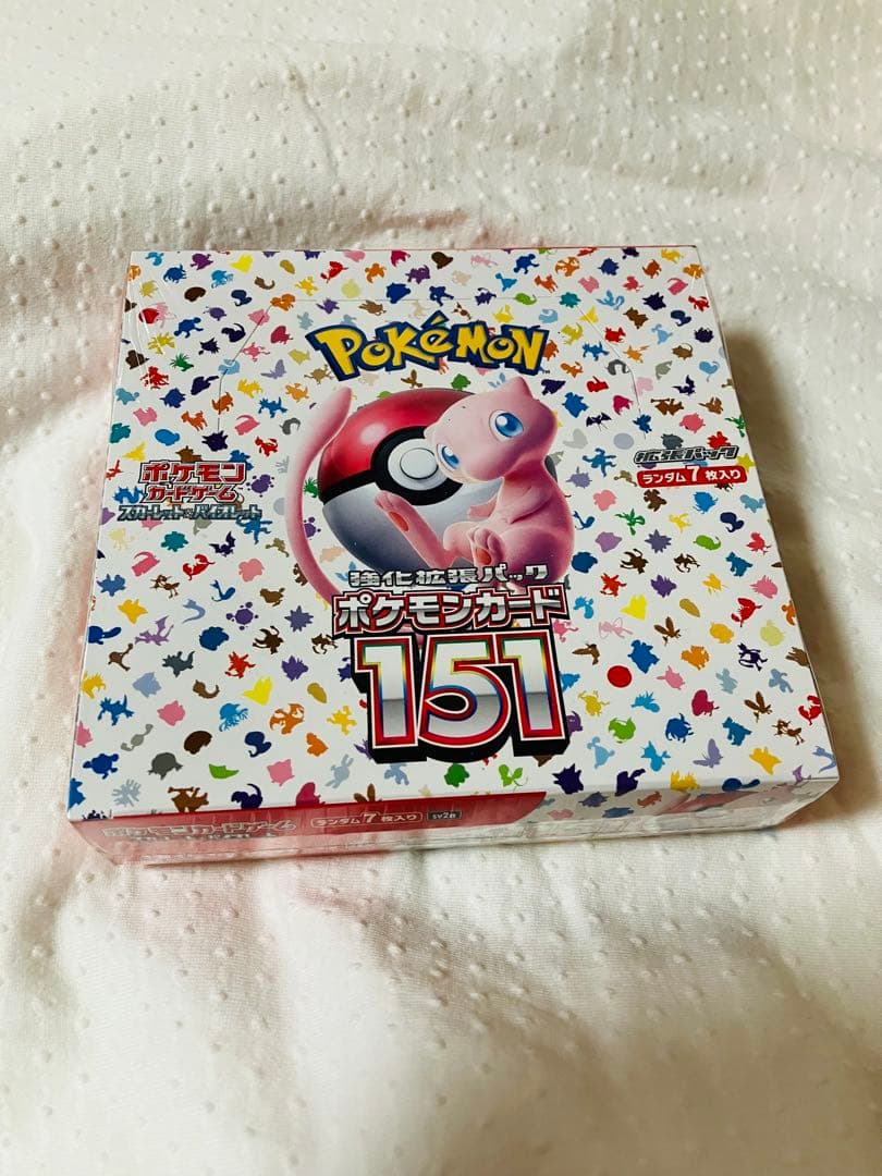 ポケモンカード　151 box シュリンク付き ポケモンカードゲーム ポケモンカード151 BOX シュリンク付き 新品 未