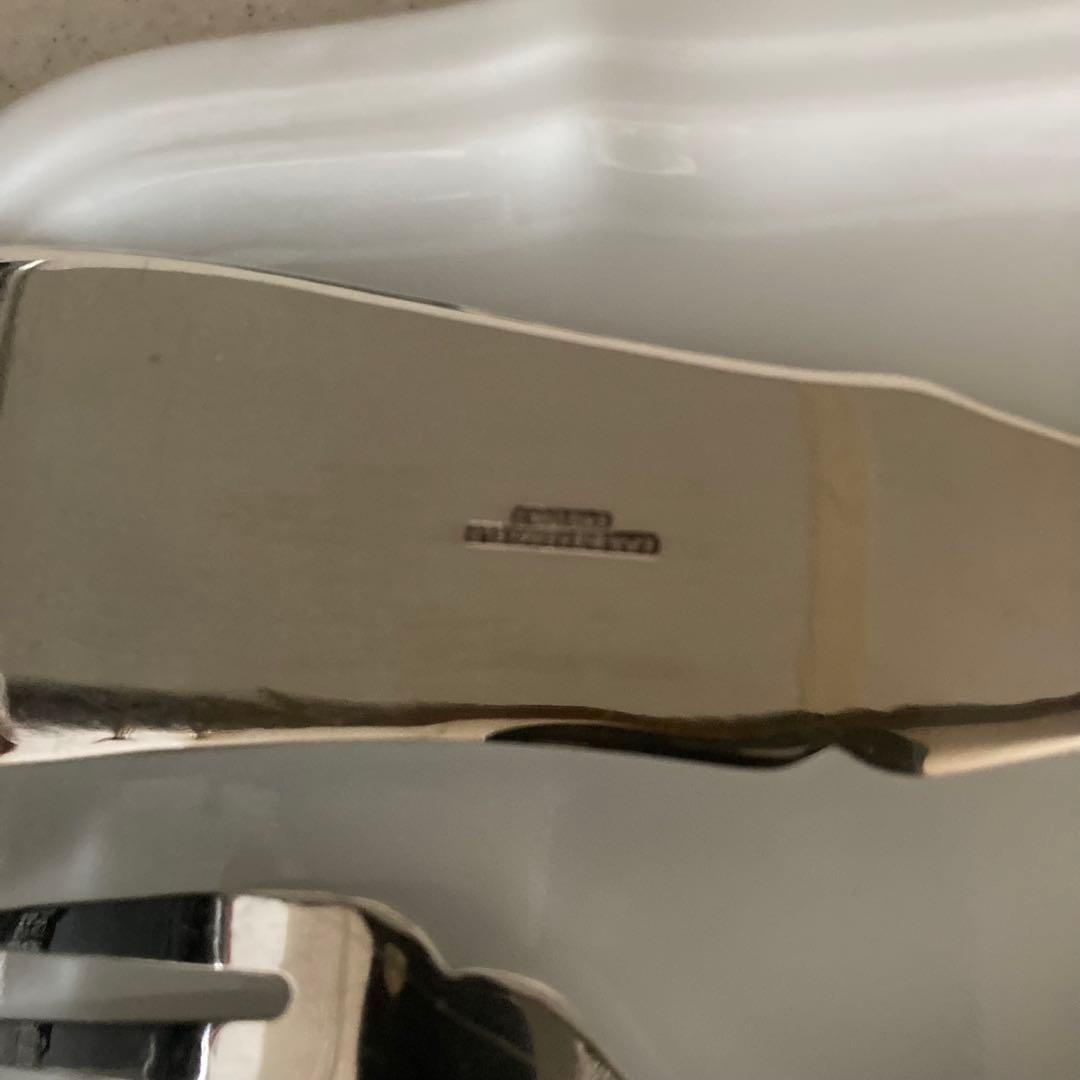 英国アンティーク シルバープレイト ナイフ& フォークセット