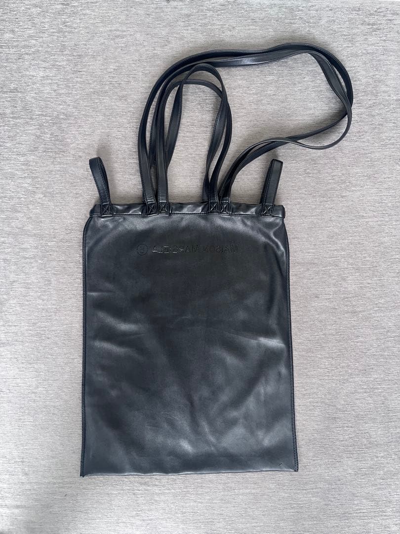 MM6 3way フェイクレザートートバッグ