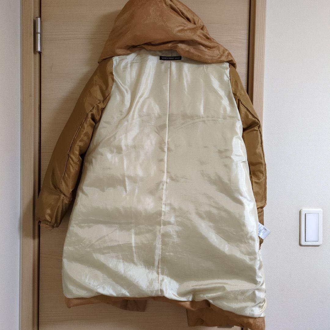 新品未使用』ヴィヴィアンタムフード付リアルダウン膝丈コート サイズ