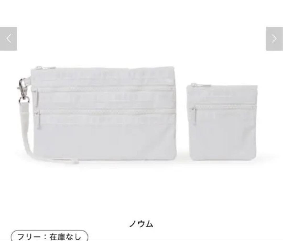 【ひとりっぷ(R)×LeSportsac】ZIP POUCH SET3