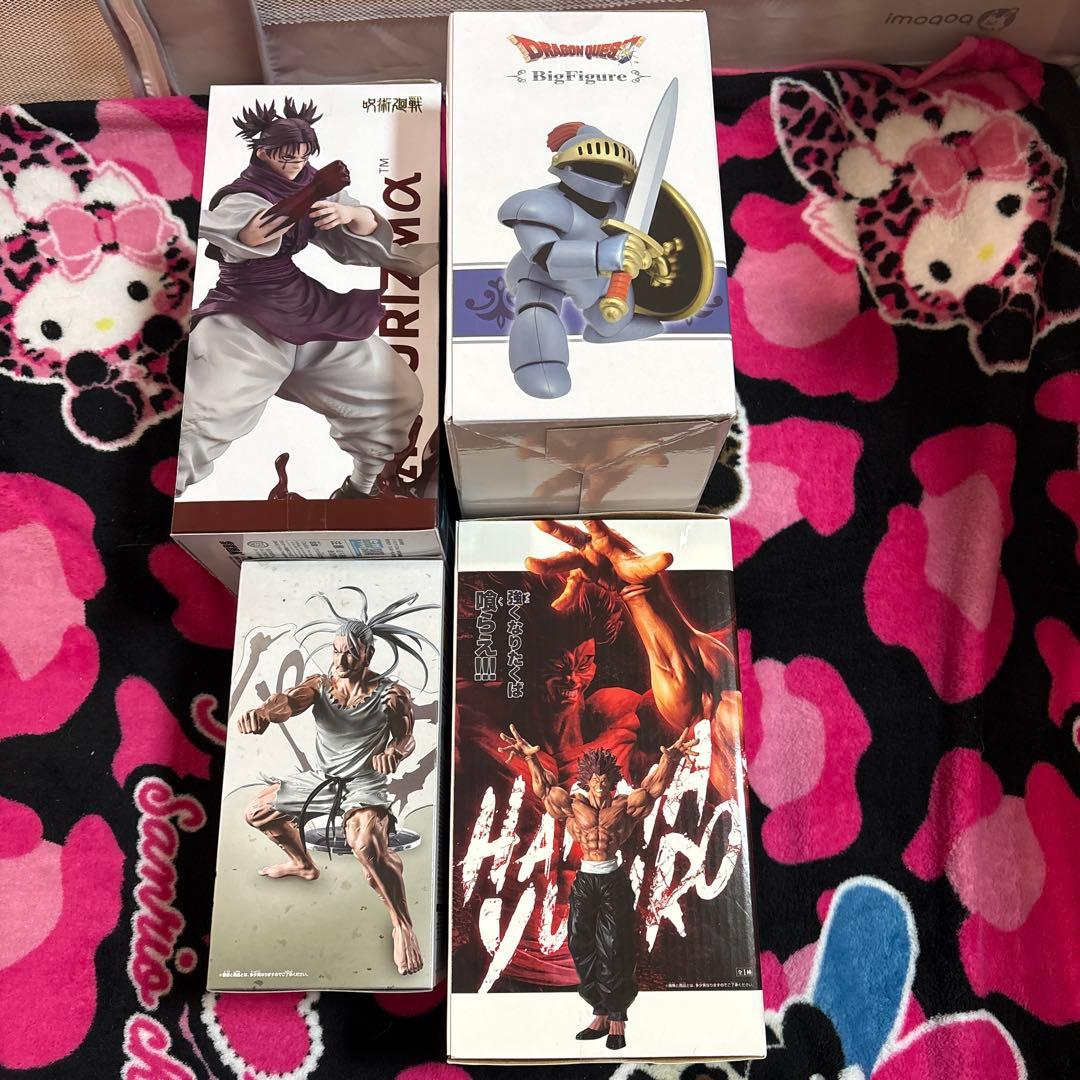 呪術廻戦 ドラクエ HUNTER×HUNTER 刃牙 フィギュア4体セット - メルカリ
