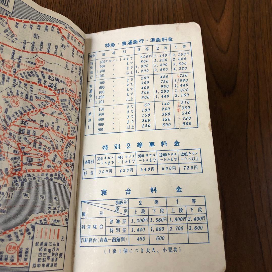 時刻表】1955年東海道＊飯田＊関西＊中央＊北陸＊近鉄＊名鉄 - メルカリ