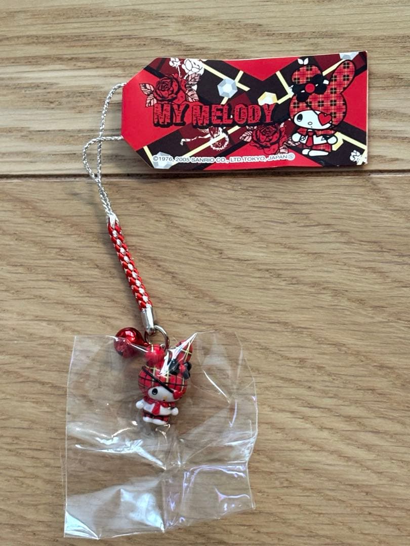 マイメロディ パンク 根付け ストラップ 2005 Punk レア