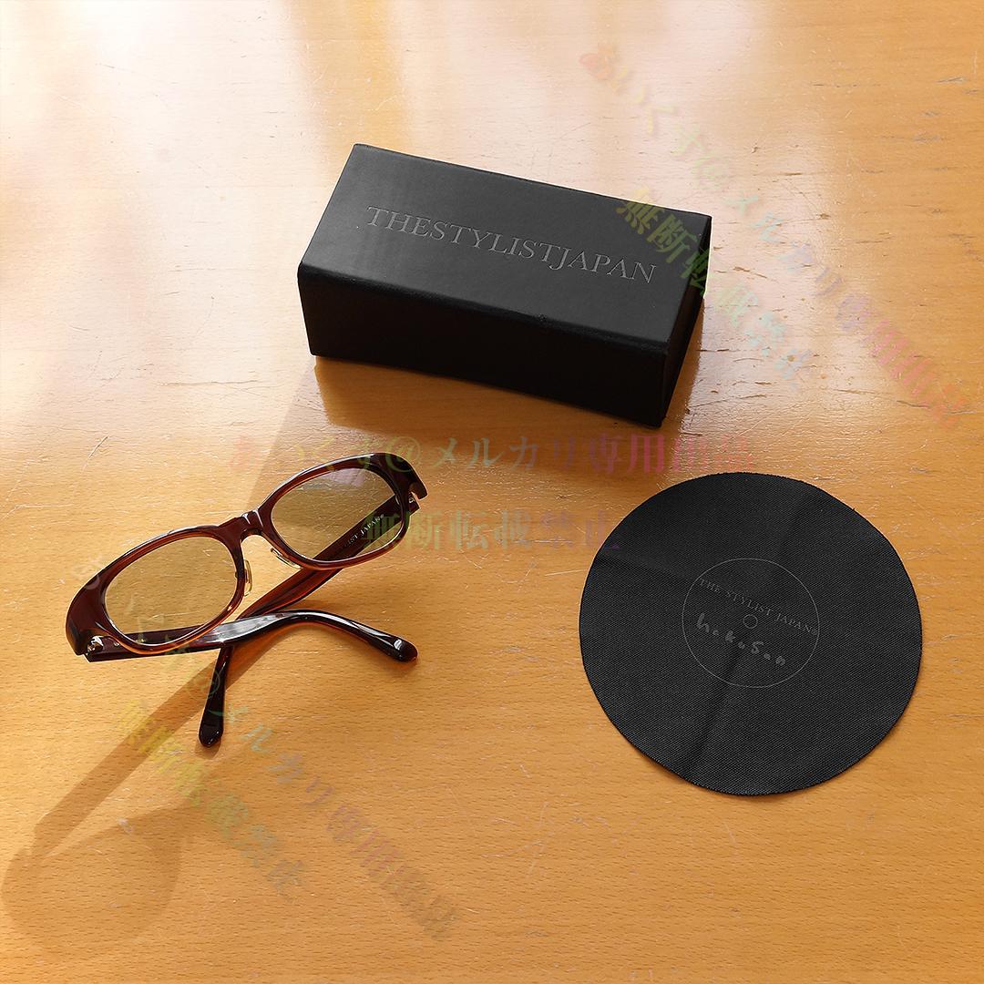 白山眼鏡店 × THE STYLIST JAPAN TSJ WINSTON 茶 - メルカリ