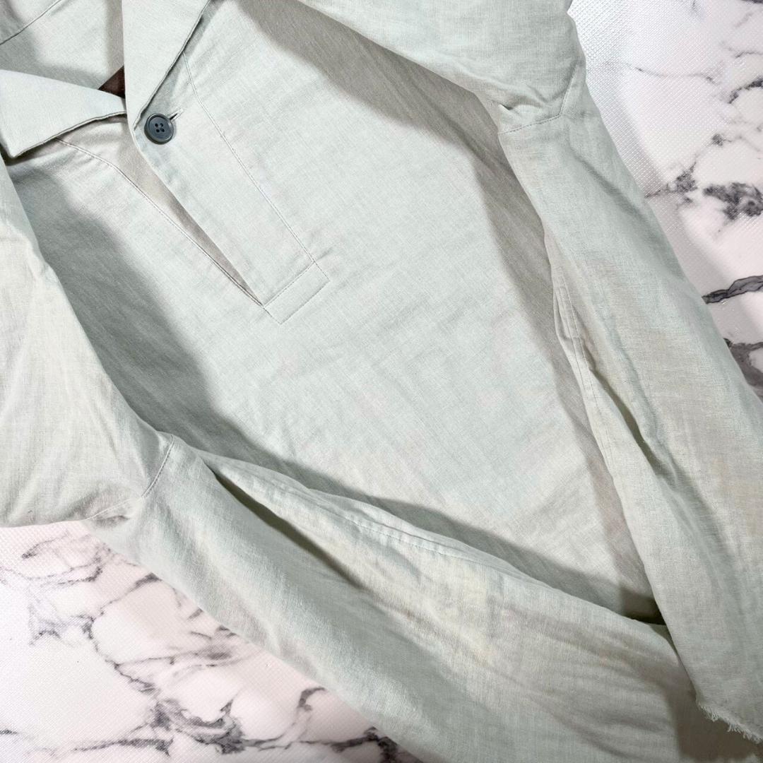 ✨極美品/定価4.0万程✨(XL位) LESS TAILOR 薄緑 綿
