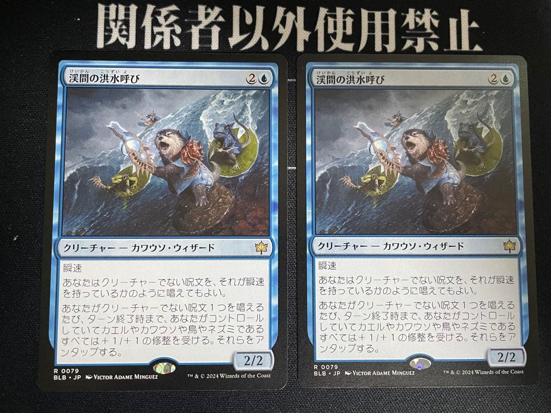 MTG 渓間の洪水呼び 日本語 2枚セット - メルカリ