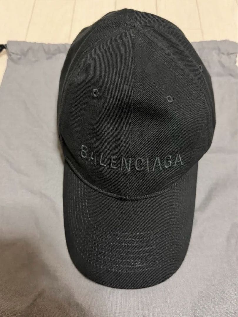 新品 BALENCIAGA 帽子　キャップ　黒