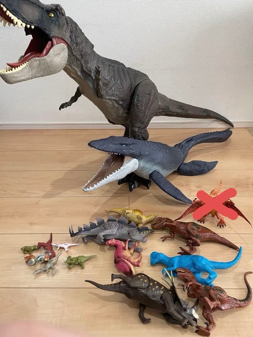 マテル　ジュラシック・ワールド スーパービッグ！Ｔ－レックス　モササウルス