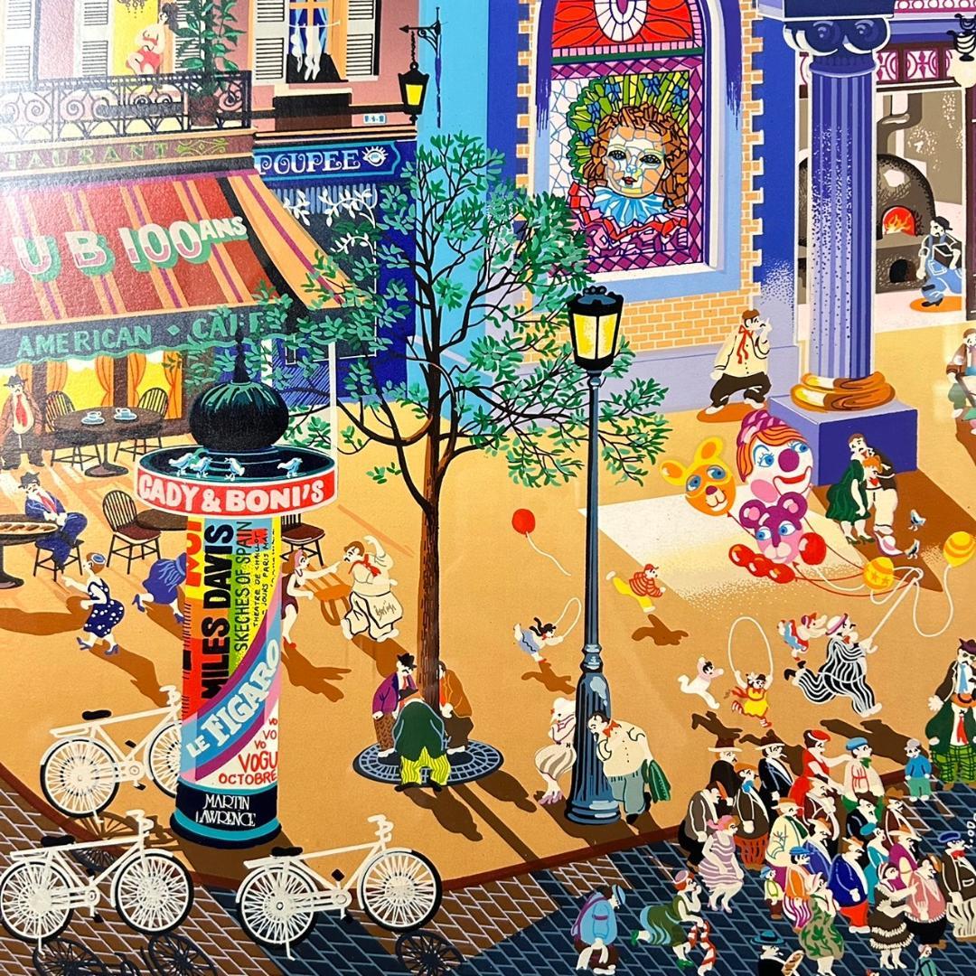 ヒロ・ヤマガタ「ステンドグラススタジオ」シルクスクリーン 直筆