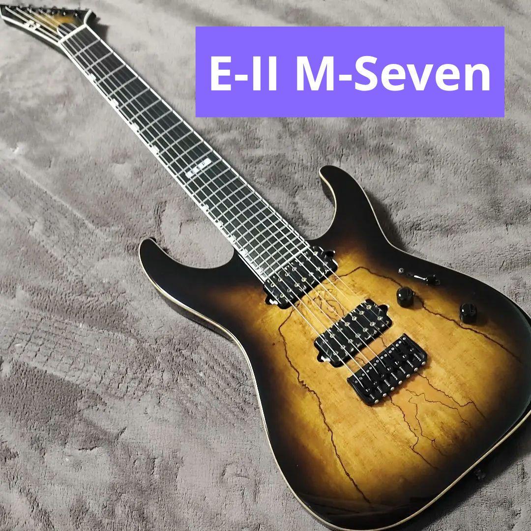 ESP E-II M-seven 7弦　エレキギター　スポルテッドメイプル