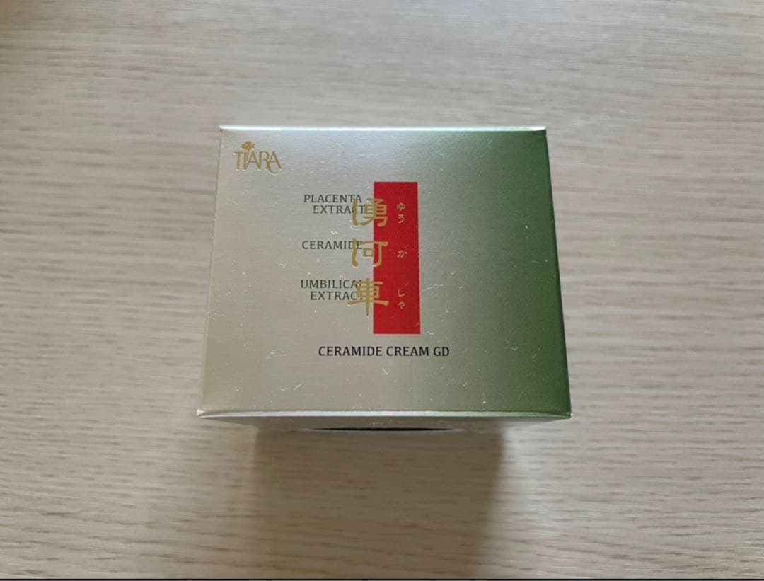 日本製 湧河車 セラミドクリームGD 30g プラセンタ フェイスクリーム