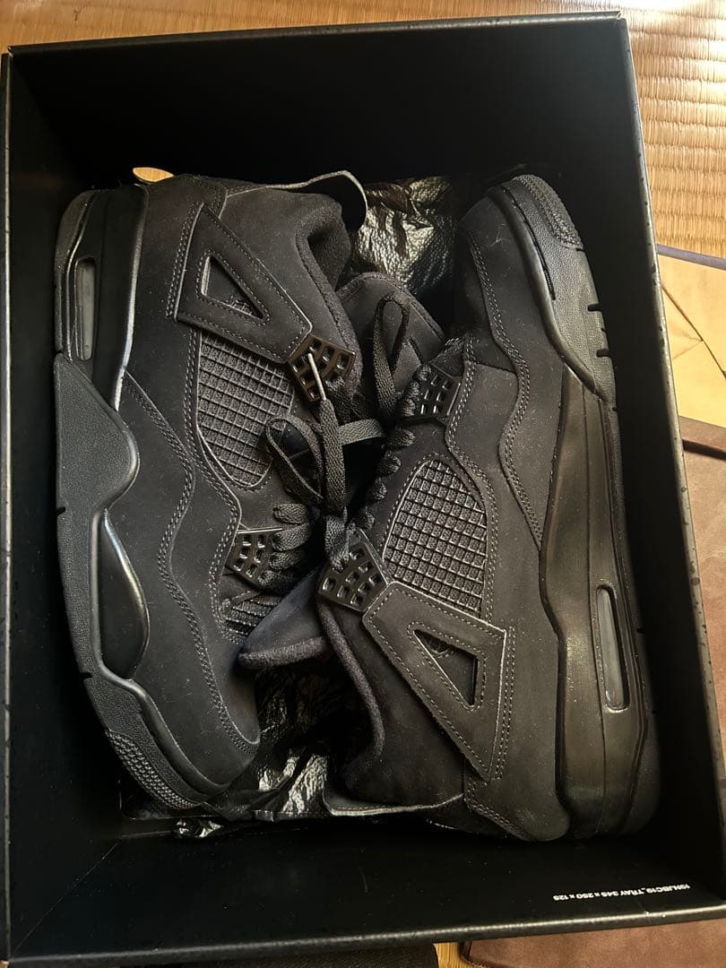 エアジョーダン4 ブラックキャット　28センチ　 ジャンプマンロゴ
