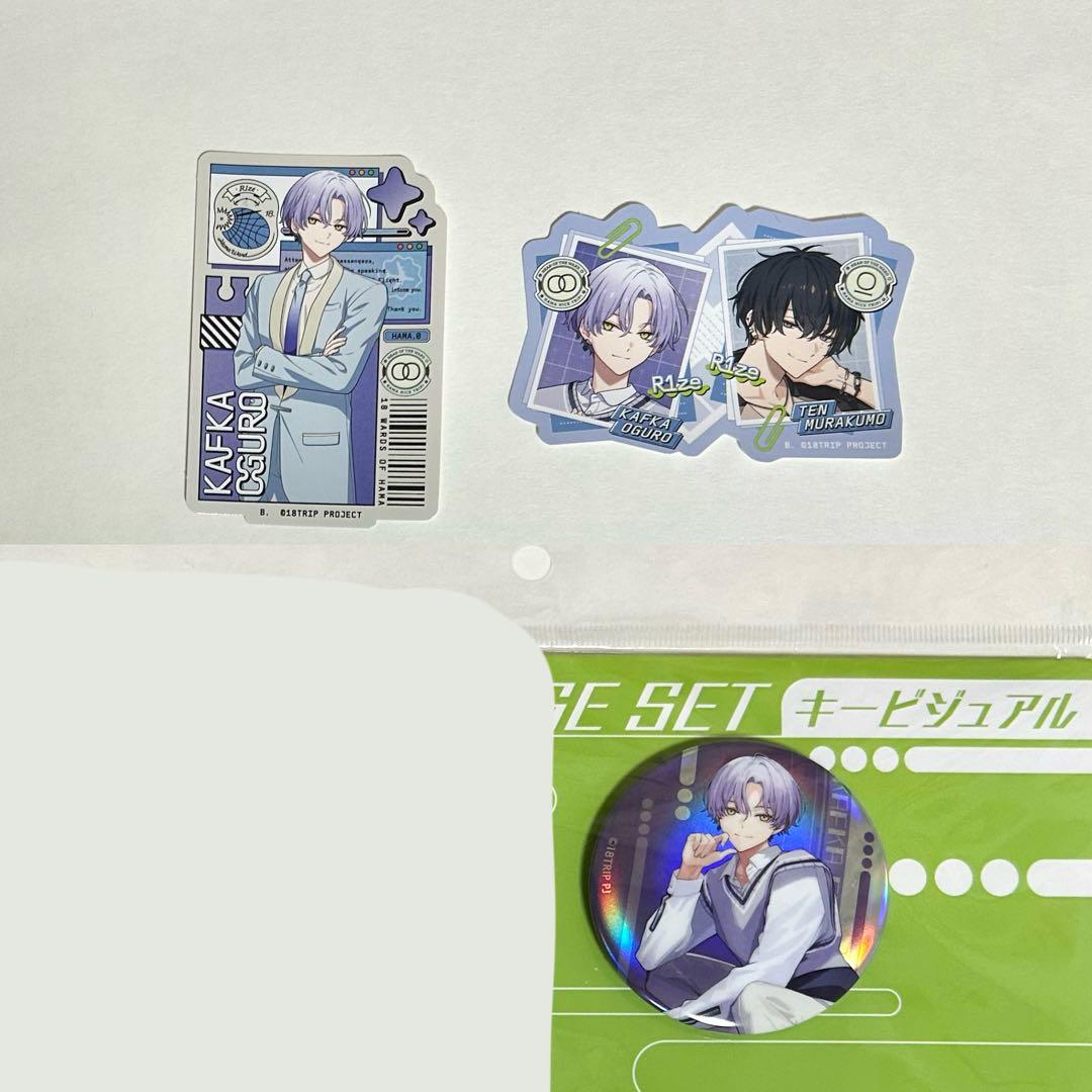 大黒可不可 エイトリ 缶バッジ ステッカー - メルカリ