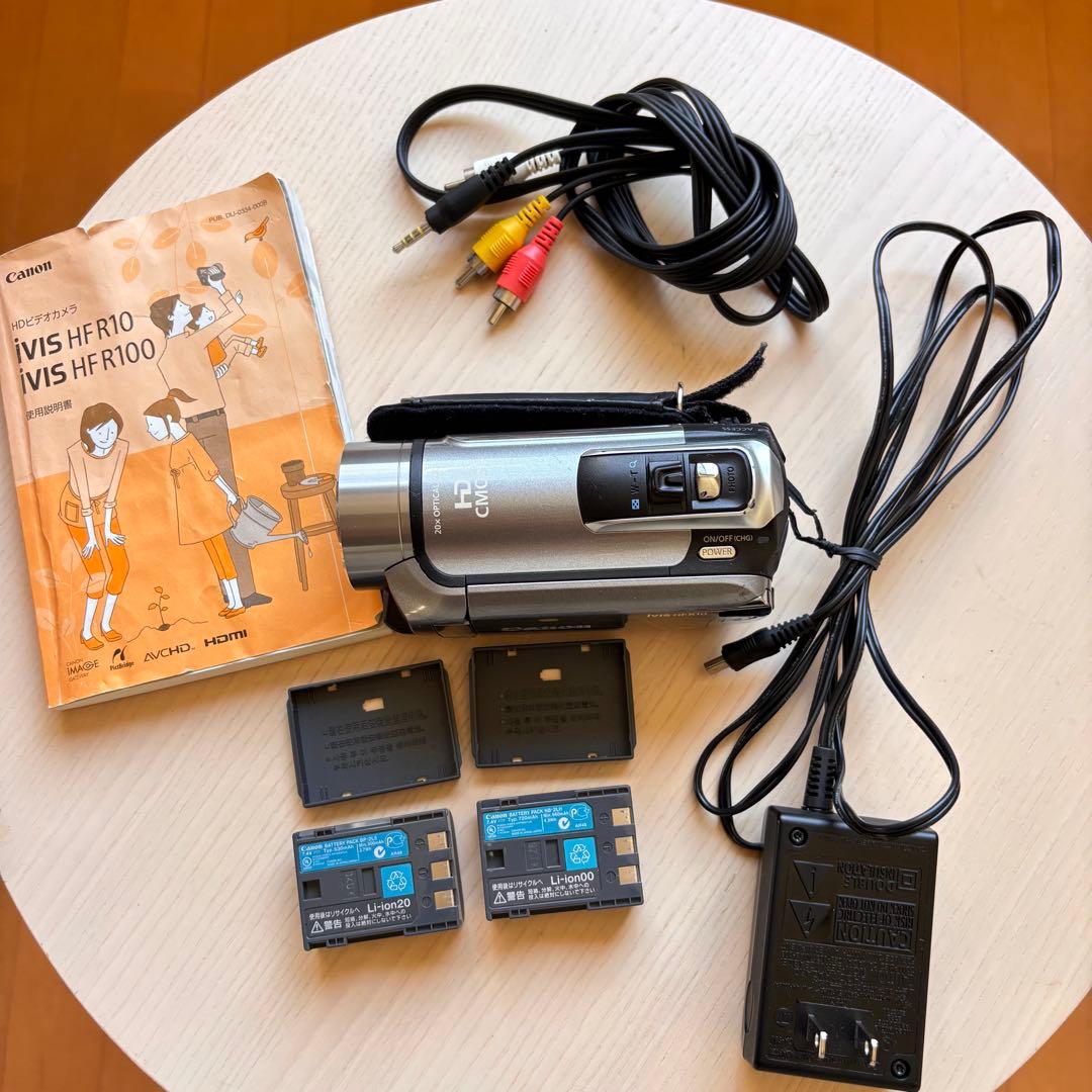 匿名配送】Canon デジタル ビデオカメラ iVIS HF R10 ズーム - メルカリ