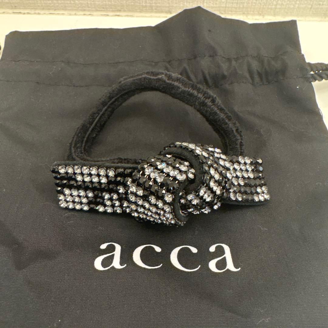 acca ブリジットポニー　ヘアゴム 夏の陽射しに負けない！キラキラと輝くヘアゴム【ドレスポニー
