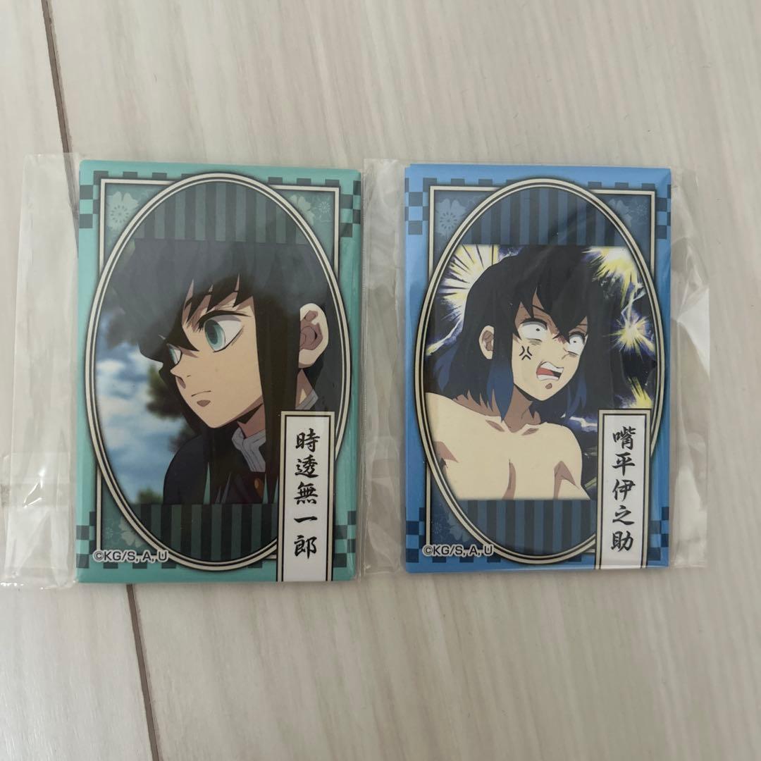 鬼滅の刃 時透無一郎 嘴平伊之助 スクエア 缶バッジ - メルカリ