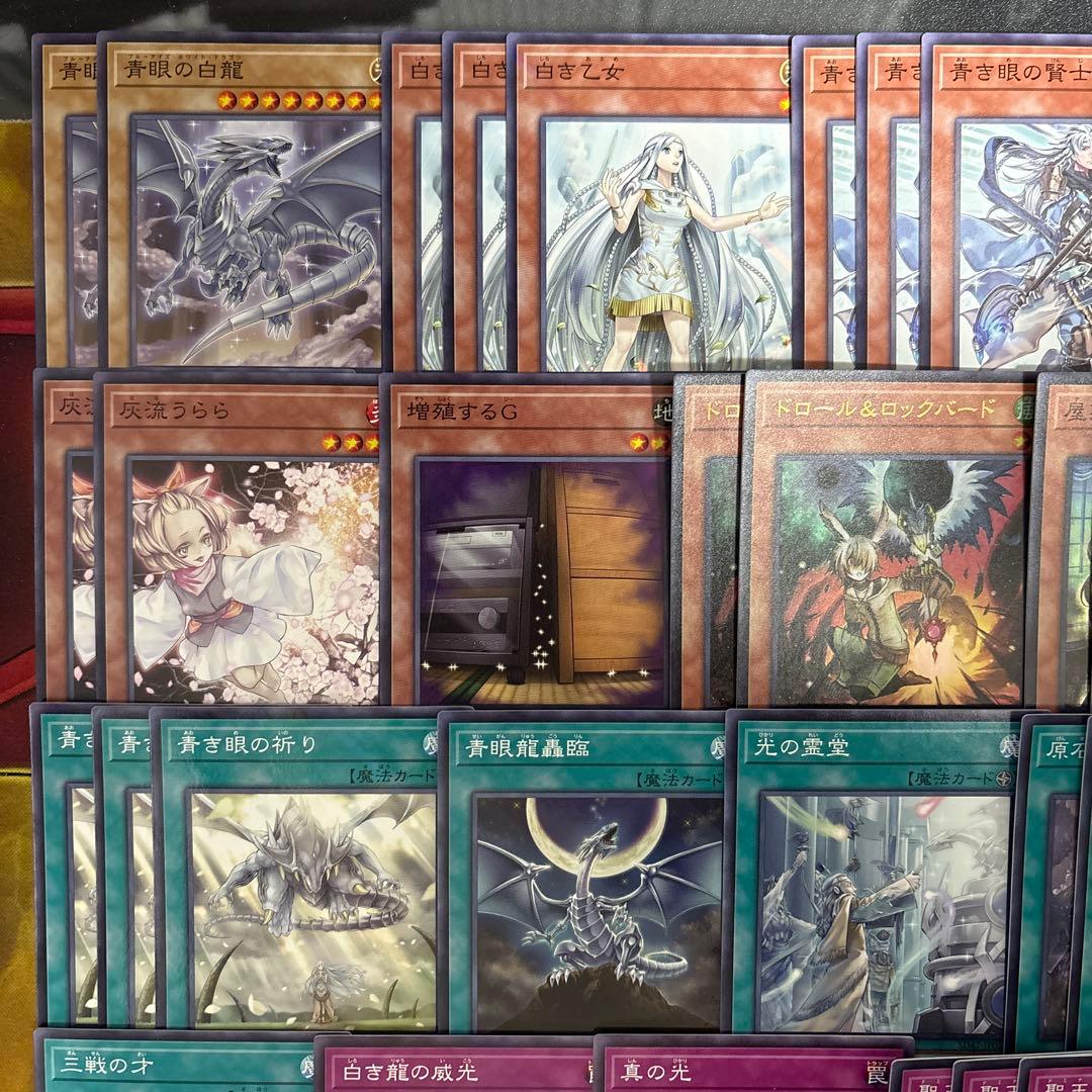 優勝構築 原石青眼デッキ ブルーアイズデッキ 青眼の白龍 白き乙女