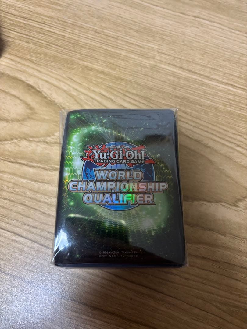 遊戯王 WCQ スリーブ 2013 緑 未開封