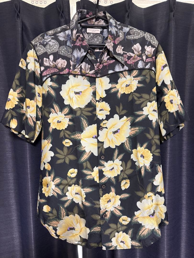 DRIES VAN NOTEN 14SS フラワー柄シャツ　ドリスヴァンノッテン