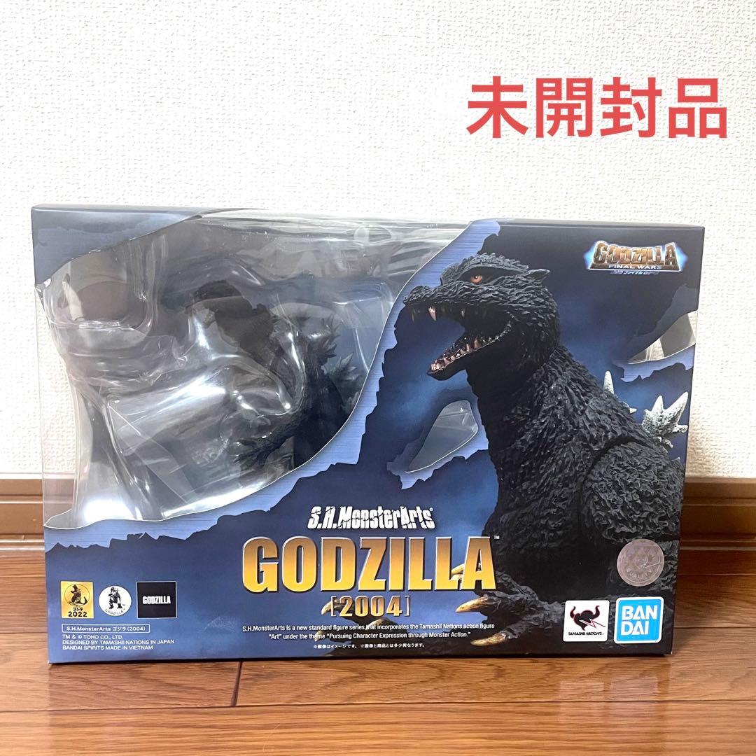 新品未開封 S.H.MonsterArts ゴジラ 2004 フィギュア