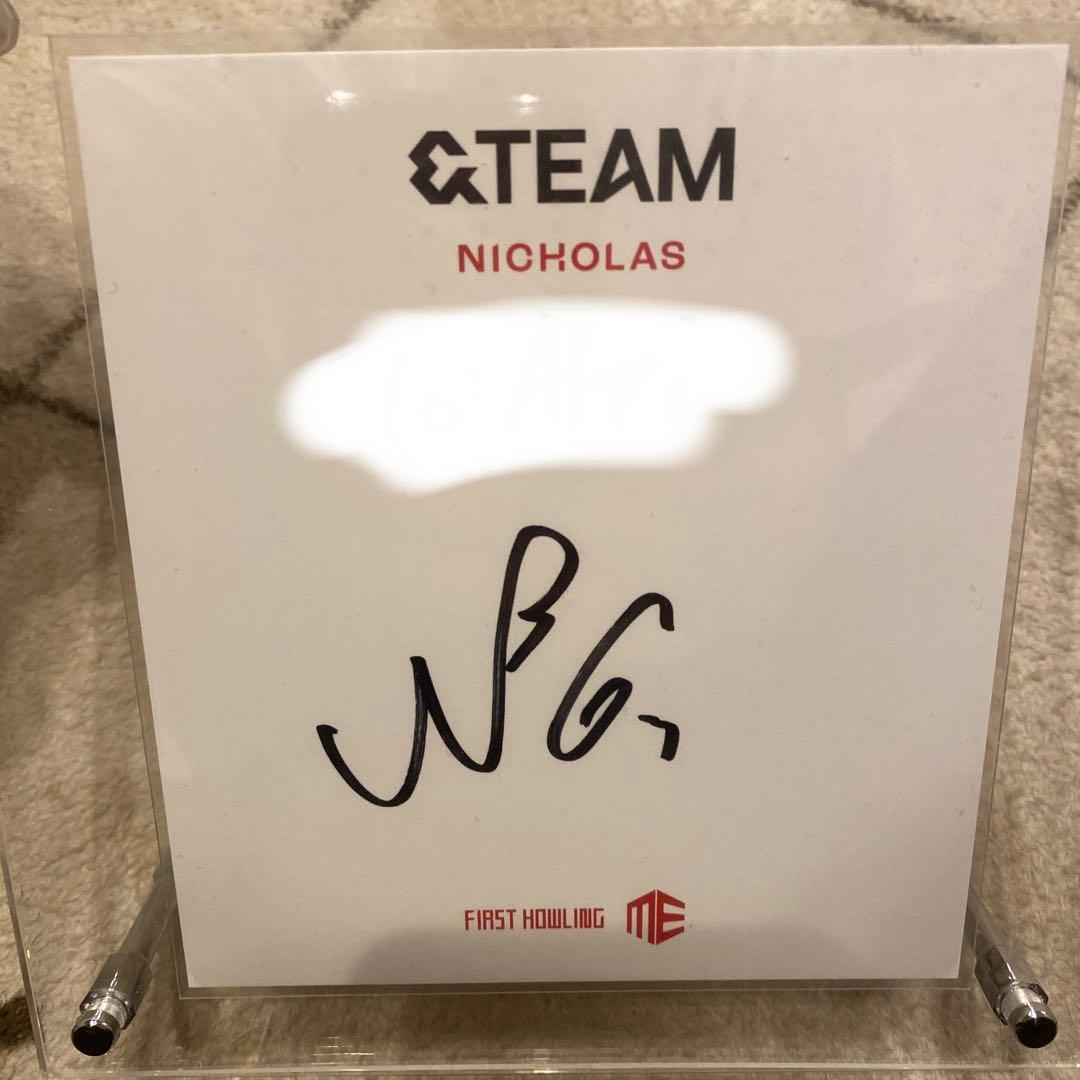 &team エンティーム ニコラス サイン NICHOLAS ニコラス - メルカリ