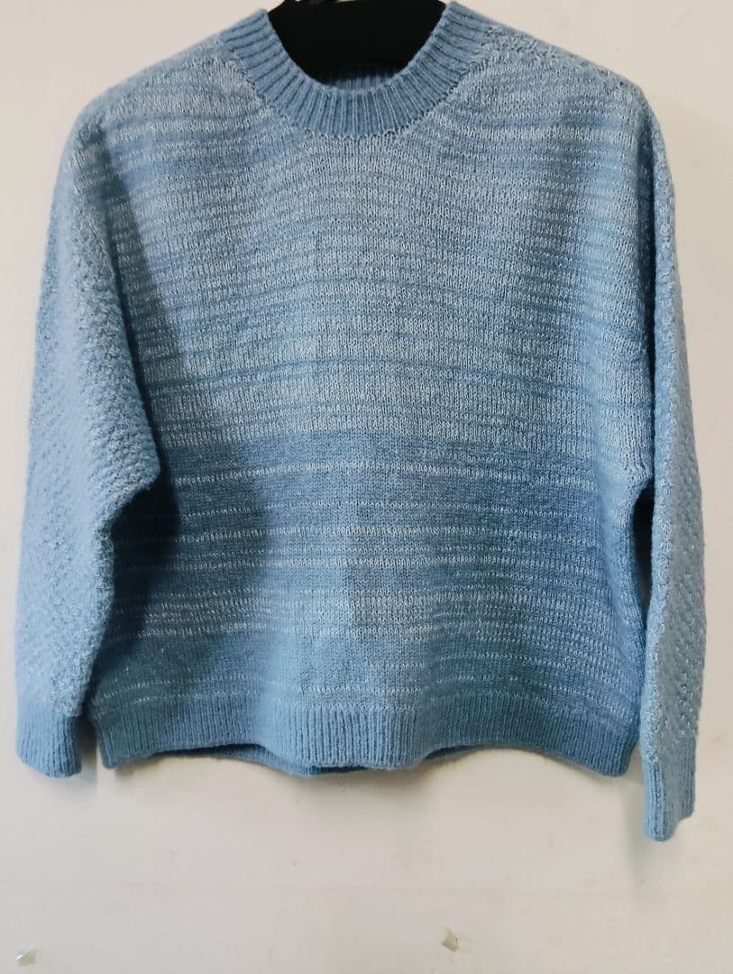 中川政七商店ブルー ニットセーター クルーネック新品未使用