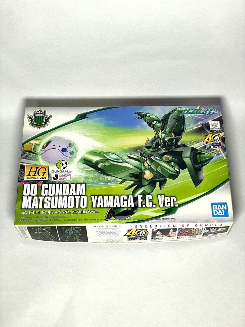 HG 1/144 ダブルオーガンダム松本山雅FCVer.限定コラボモデル未組立