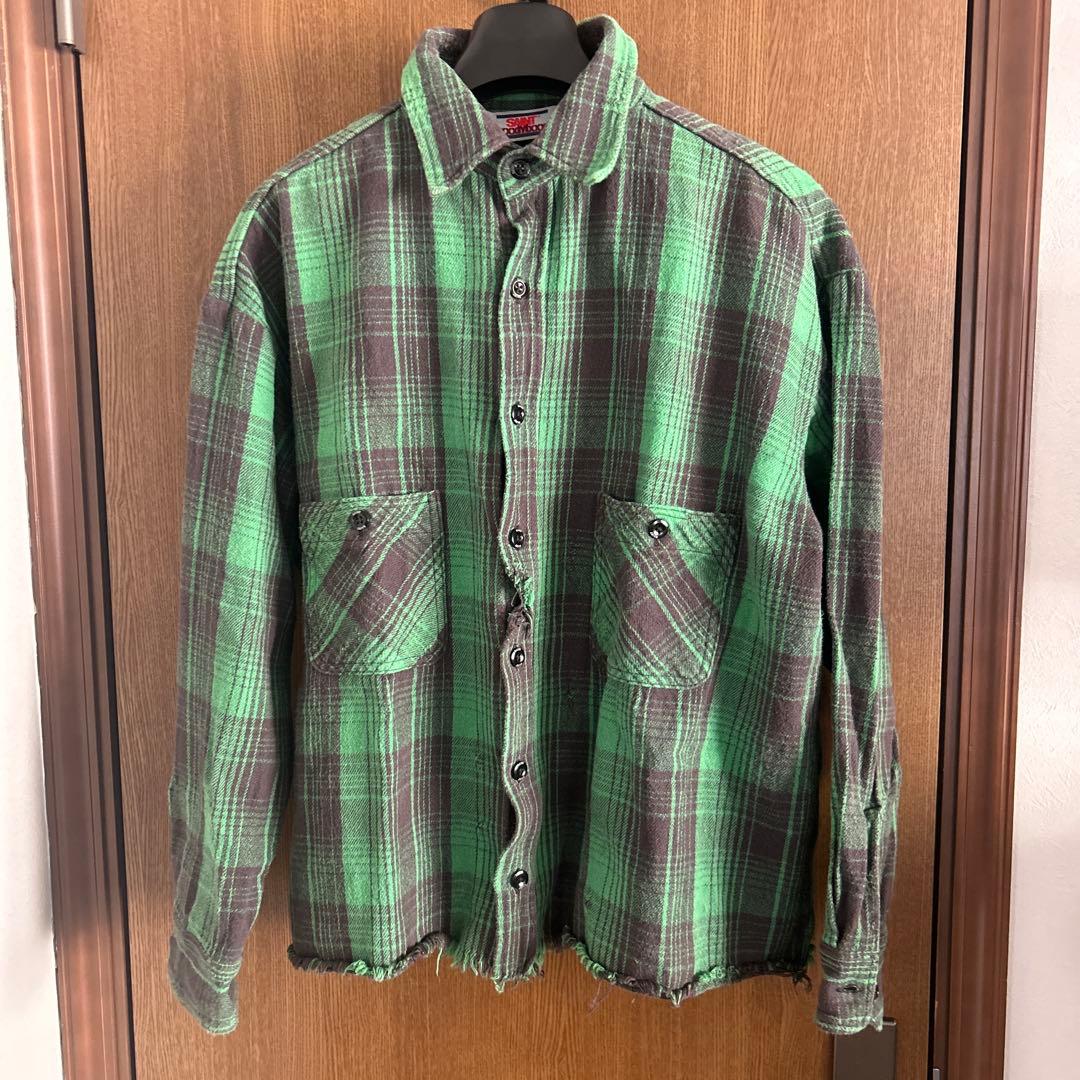トップス SAINT MICHAEL 24SS FRNL CHECK SHIRTS
