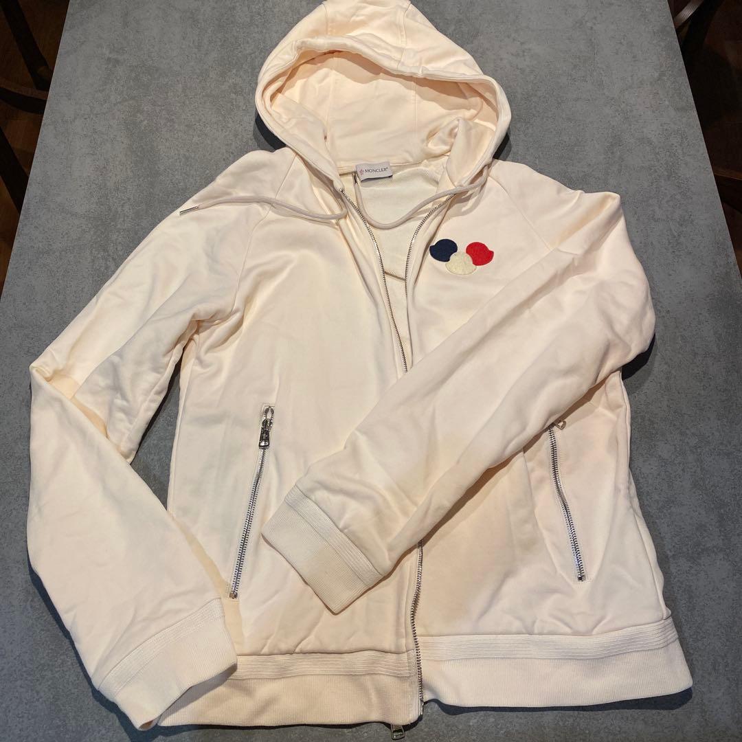 MONCLER MAGLIA CARDIGAN XL アイボリーパーカー