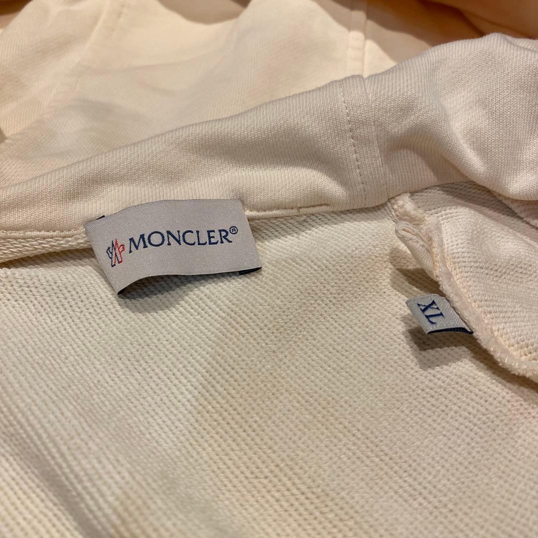MONCLER MAGLIA CARDIGAN XL アイボリーパーカー - メルカリ