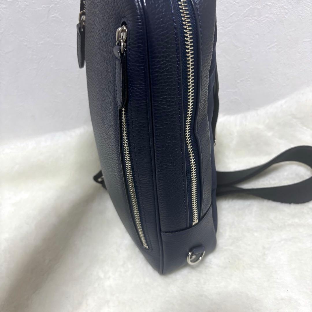 現行 未使用級】サムソナイト ホクストン ボディバッグ ネイビー