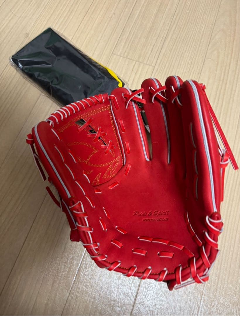 至急なので値下げ中！値下げ交渉もOK！！ZETT グローブ軟式野球 投手 レッド