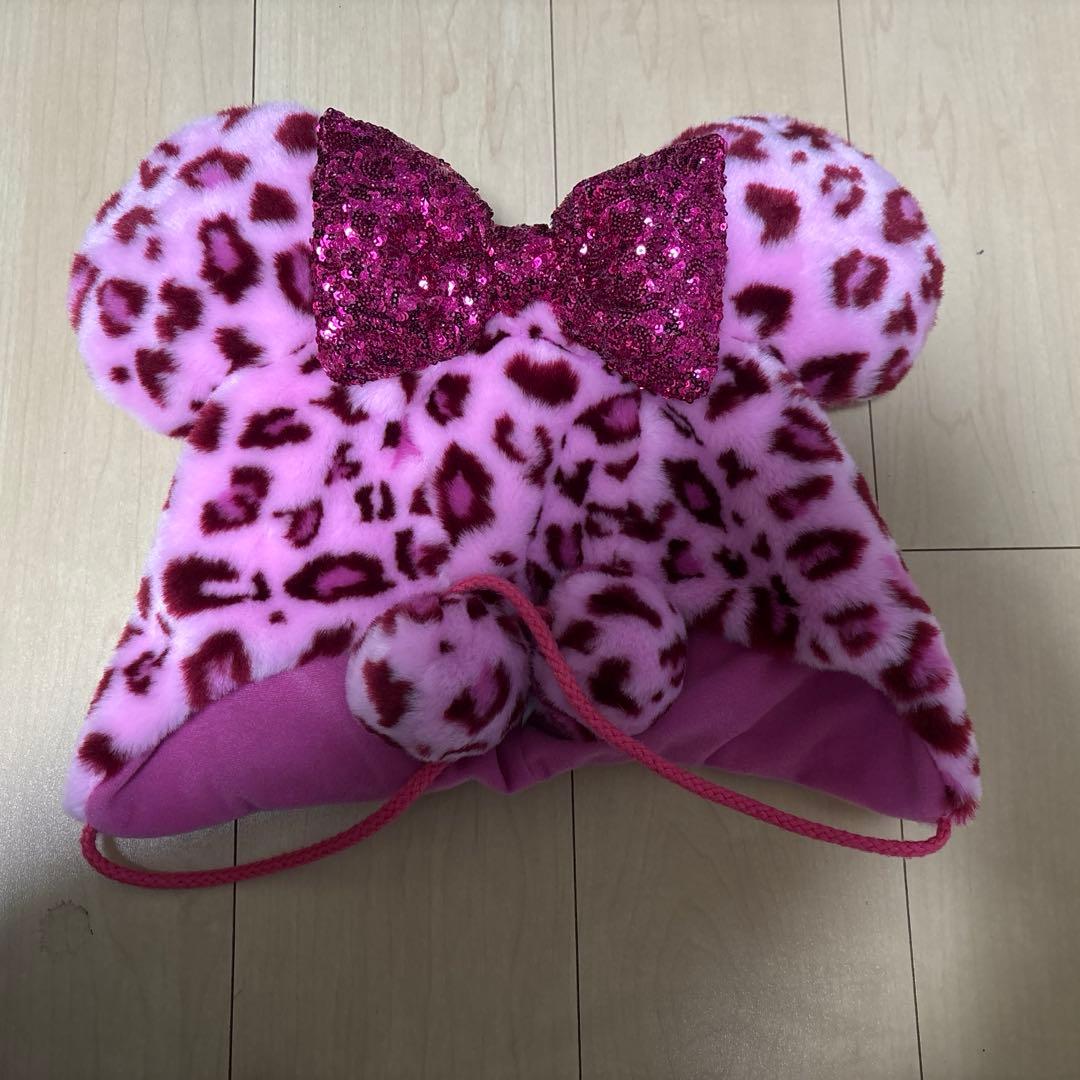 ミニー ミニーマウス ピンク レオパード ヒョウ柄 ファンキャップ